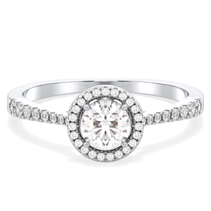 Bague de fiançailles REYES en argent sterling 925 avec moissanite certifiée GRA, design original, cadeau de mariage de luxe, bijoux fins pour femmes - Product Image 1