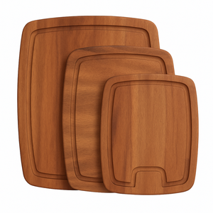 Acacia Wood Cutting Board with Juice Groove Solid Wood <b>Kitchen</b> Chopping Board Food Grade Eco Friendly OEM Supplier - Product Image 1