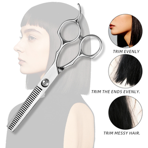 Ciseaux de barbier professionnels en acier inoxydable de haute qualité, durables, ciseaux à cheveux droits tranchants, ciseaux de salon - Product Image 6