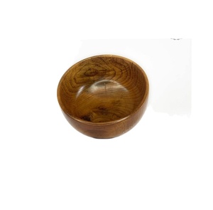 Exclusive Natural Wooden Serving Bowls Snacks & <b>Dinnerware</b> Food Bowl for Tabletop & Kitchenware Use Wholesale Bulk - Product Image 1