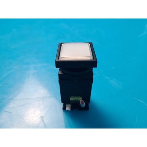 Fuji 22mm Panel Mount <b>Illuminated</b> Push Button Switch (Lamp Type) DR22F3M M3 + AR9T511-M <b>Illuminated</b> Pilot Light Assembly Used - Product Image 2
