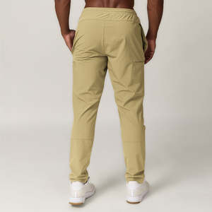 Pantalon de jogging d'hiver en coton pour homme, style moto et motard, coupe classique, avec cordon de serrage aux chevilles, séchage rapide, respirant, pour la course et la gym - Product Image 2