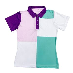 Polo deportivo transpirable para hombre, logotipo de sublimación personalizable, tela de secado rápido para gimnasio y uso diario - Product Image 3