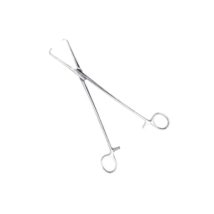 Pinzas uterinas de punta única (tipo bala) para retracción uterina, instrumentos quirúrgicos de clase I para obstetricia y ginecología - Product Image 1