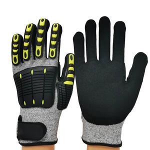 Gants anti-vibrations avec rembourrage SBR et protection TPR, pour mécaniciens, travail intensif - Product Image 5
