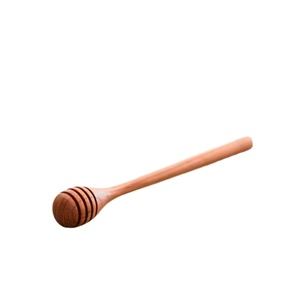 Cuchara de Madera Hecha a Mano para Miel, Dispensador de Miel de Madera Natural para Servir Miel, Té, Café y Desayuno - Product Image 1