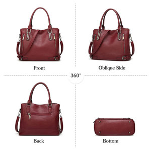 Sacs à Main Pour Femmes Women's PU Leather Bag Long Strap <b>Large</b> Capacity Handbags Zipper Closure Manufacturer's Custom Design - Product Image 6