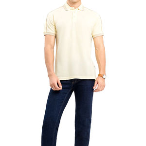 Camiseta de Jersey 100% Algodón para Hombre, Más Vendida, Color Personalizado, Logotipo Personalizado, Nueva Ropa Casual, Estampado Digital Sólido, Cierre de Botones, Secado Rápido - Product Image 2