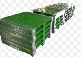 Paleta Metálica Verde de Alta Resistencia FinePunch de 5 Niveles con Recubrimiento en Polvo MS y Barra de Soporte para Paletas de Recuperación Automatizada - Product Image 3