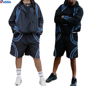 Conjunto de Chaqueta Cortavientos Ligera y Transpirable con Detalles Reflectantes para Hombre y Mujer, Ropa Deportiva para Exteriores, Estilo Urbano - Product Image 2