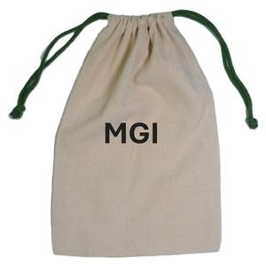 Bolsa de Algodón Muselina 100% Orgánica Ecológica Personalizada, Bolsa Pequeña de Tela Calicó Blanca con Cordón, Bolsas de Algodón con Logotipo Impreso - Product Image 2
