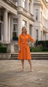 Robe midi décontractée à imprimé floral pour femmes, élégante pour les soirées d'été, robe de mode écologique pour les vacances et les événements - Product Image 4