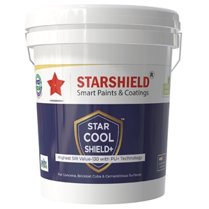 Cool Roof <b>Waterproof</b> Coating for Roof Terrace Heat Reflective and <b>Waterproof</b> Protection - Product Image 1