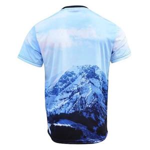 Camiseta de Punto Casual de Manga Corta con Cuello Redondo, Sublimada Personalizada, de Secado Rápido y Corte Regular para Hombre, de Primera Calidad - Product Image 3