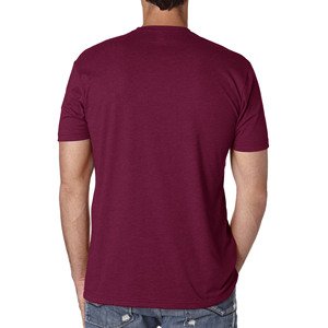 T-shirt pour homme à manches courtes, col rond, couleur unie, coupe classique, vêtement décontracté, 100% coton jersey tricoté, design uni - Product Image 2