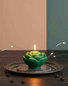 Bougies artisanales parfumées à la rose pour Thanksgiving, commande en gros, décoration d'intérieur, cire de paraffine écologique, parfum personnalisé, purificateur d'air - Product Image 2