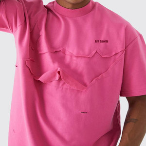 Chemises pour hommes en coton 100% respirant, design unique, style personnalisé, couleur unie, en stock, respectueuses de l'environnement, à manches courtes - Product Image 5