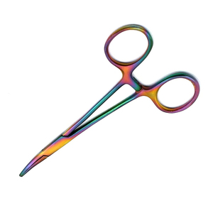 Prix Compétitif Pinces Hémostatiques Multicolores Arc-en-ciel Anti-Moustiques 5" (12,7 cm) à Pointe Fine Courbée en Acier Inoxydable Instruments Chirurgicaux - Product Image 3