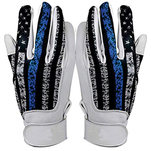 Custom Made Baseball Batting Gloves Leather Training XL Comfortable Breathable Quick-Dry Unique Design High Quality Reasonable - Product Image 3