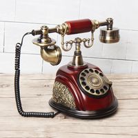 Telefono in Ottone Anticato per Arredamento Vintage, Aggiunge Fascino Classico e un Appeal Intramontabile agli Interni