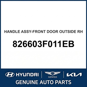 Nouvelle poignée de porte extérieure avant droite d'origine, référence OEM 826603F011EB - Product Image 1