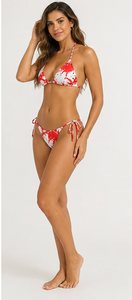 Ensemble de bikini pour femme en gros, deux pièces, avec haut triangle à encolure croisée et détails ajourés, rembourré, style brésilien, pour la plage - Product Image 6