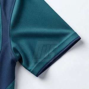 Maillot de sport à col en V pour hommes, chemise athlétique à manches courtes, séchage rapide, vêtements d'équipe performants pour l'entraînement au basketball et au football - Product Image 6