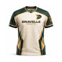Camiseta de Esports Personalizada al por Mayor, Premium, Sublimada, de Malla Resistente, para Equipos de Juego, de Secado Rápido, Transpirable, Ecológica, Unisex, 100%