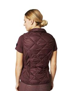 Chaleco Acolchado Color Borgoña para Mujer, Sin Mangas, Cierre Frontal con Cremallera, Bolsillos Laterales, Material de Poliéster y Algodón, Logotipo Personalizado, Modelo VI-HRJ-0021 - Product Image 5