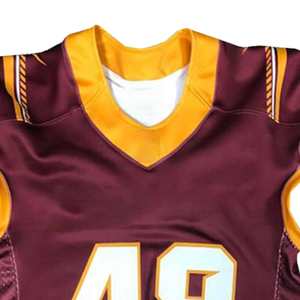 Camisetas de Fútbol Americano Personalizadas para Adultos, Sublimadas, de Manga Corta, Talla Grande, para Entrenamiento - Product Image 2