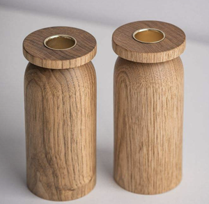 Hot Selling Vintage Wooden <b>Candlestick</b> Holder European Luxury Centerpiece for Table Romantic Decor - Product Image 3