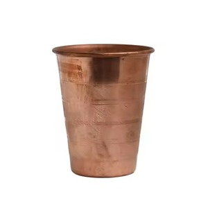 Vajilla Moderna de Vidrio Martillado con Cobre Puro, Hecha a Mano, de Alta Calidad, Personalizable y Ecológica para Uso en el Hogar, Bar o Cocina, Ideal para Bodas - Product Image 2
