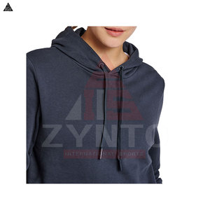 Fabricant OEM/ODM Personnalisé – Sweat à Capuche Court Oversize pour Femme – Fournisseur de Sweats à Capuche Tendance – Basiques Lourds en Coton Mélangé - Product Image 3