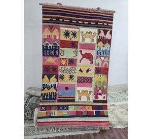 Alfombra Persa 100% Lana y Seda, Anudada a Mano, de Alta Calidad, 8x10, Diseño Abstracto, para Sala de Estar o Entrada, de Algodón Anudado a Mano - Product Image 3