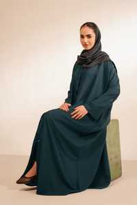 New Muslim Abaya Womens Clothing Diamond Shinny Polyester Open Abaya Modest <b>Dress</b> Abaya Frauen Muslimisches 2026 - Product Image 5