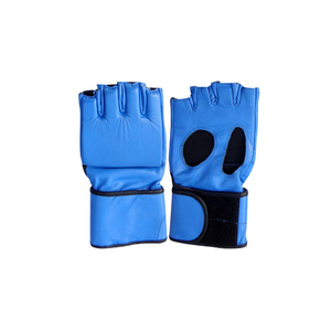 ถุงมือฝึกซ้อม MMA หนัง PU พิมพ์ลายโลโก้คุณภาพสูงด้วยเทคนิคซิลค์สกรีน กันน้ำ สายรัดปรับได้ - Product Image 1