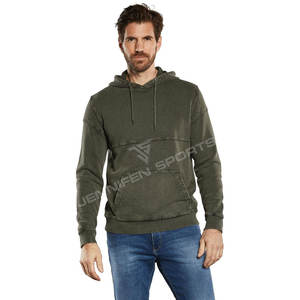 Sweat-shirts pour hommes de haute qualité, style streetwear, effet délavé à l'acide, brodés, surdimensionnés, logo personnalisé, 100% coton molletonné - Product Image 4