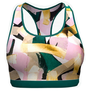 Premium Women Plus Size Breathable Sublimation Gym <b>Bra</b> Nylon Spandex Workout Sports <b>Bra</b> Quick Dry Front Fitness Activewear Top - Product Image 3