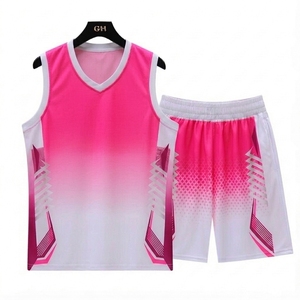 Maillots de basket-ball réversibles avec logo thermocollé, vêtements d'entraînement de basket-ball pour adultes, uniforme en mesh confortable - Product Image 4
