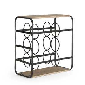 Porte-bouteilles à vin en métal, finition argentée, anti-rouille, pour bars à domicile, pubs, usage décoratif, support pour bouteilles de vin. - Product Image 5