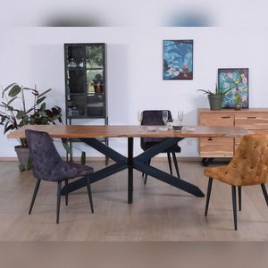 Tavolo Vandana Ivory Aspect in legno di acacia con prolunghe 180-260 cm <span class=keywords><strong>Alya</strong></span> - Product Image 1