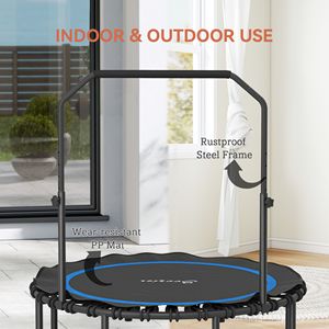 "10ft/12ft Kids Indoor <b>Trampoline</b> with PP Frame Home/Gym Use No Protective Net No Weekends Shipments" - Product Image 6