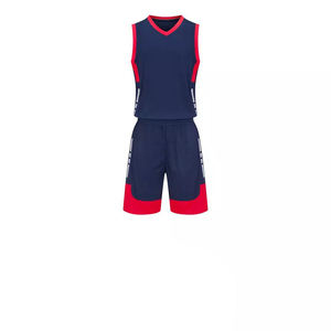 Conjunto de Uniforme de Baloncesto Personalizado de Alto Rendimiento para Hombre, Camiseta sin Mangas y Pantalones Cortos, 100% Poliéster de Secado Rápido - Product Image 5