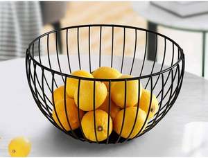 Panier à fruits en fer New Look pour la maison, panier de rangement créatif pour fruits, fabricant et exportateur de paniers en fer. - Product Image 5