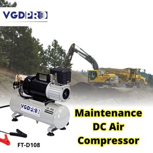 Mini compresseur d'air Portable professionnel, 12V, haute efficacité, résistant aux intempéries, Long Cycle de charge, sans huile, avec réservoir de 8 litres - Product Image 3