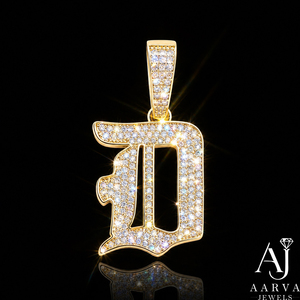 Pendentif lettre H en argent plaqué rhodium avec moissanite, bijou initial pour homme et femme, accessoire de collier, cadeau - Product Image 4