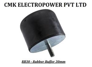 Amortisseur en caoutchouc pour grue 100 mm, capacité de charge 50 MT, marque CMK, noir, amortisseur de chocs pour grue suspendue, emballage en boîte, fabrication CMK Inde - Product Image 3