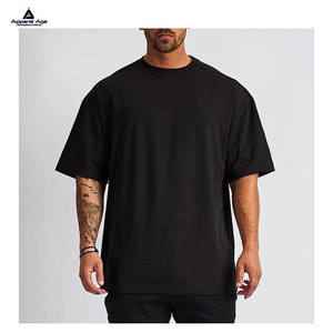 Oversize Men'S Fitness Sport T-Shirt Gym O-Neck Design Plain Sportswear <b>Tshirt</b> Custom Logo Mock Neck <b>Tshirt</b> for Men - Product Image 3