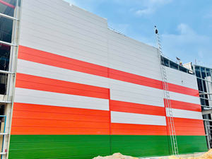 Panel Metálico PROCK para Paredes Interiores Modernas, Alta Resistencia al Fuego, Resistente al Agua, para Divisiones de Fábricas y Almacenes - Product Image 2