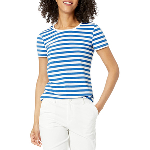 Camisetas de Mujer Personalizadas con Logotipo, 100% Algodón, Cuello Redondo, Manga Corta, Camiseta de Moda de Color Sólido - Product Image 4